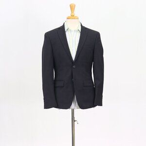 Bar III 38S Gray Blazer Sport Coat Jacket 2-Button Solid Y786
